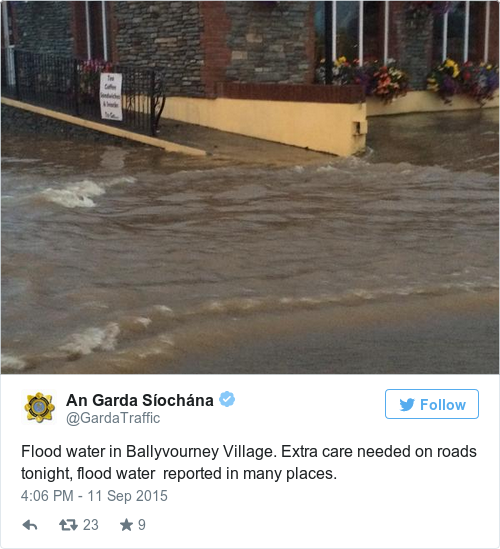 Tweet by @An Garda Síochána