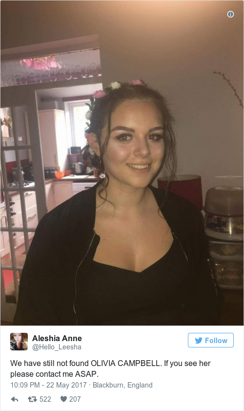 Tweet by @Aleshia Anne