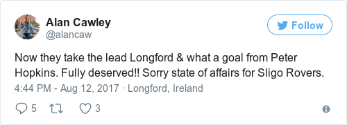 Tweet by @Alan Cawley