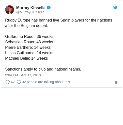 Tweet by @Murray Kinsella