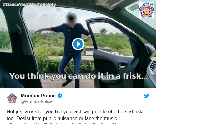 Tweet by @MumbaiPolice