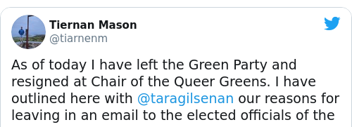 Tweet by @Tiernan Mason