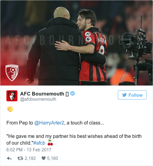 Tweet by @AFC Bournemouth 🍒