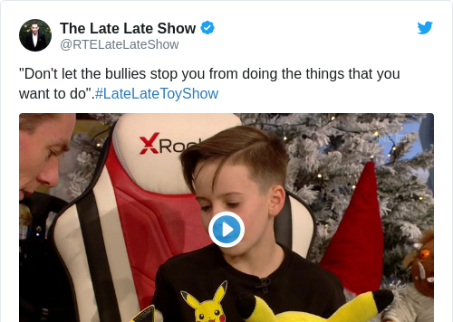 Tweet by @The Late Late Show
