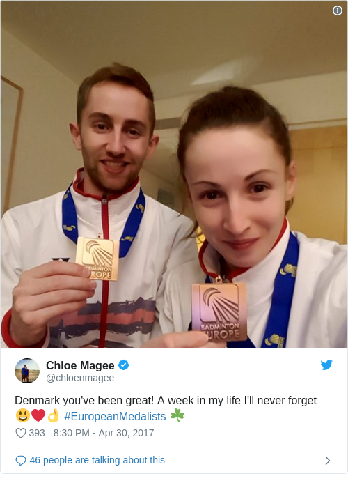 Tweet by @Chloe Magee