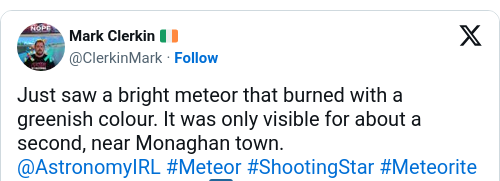 Tweet by @Mark Clerkin 🇮🇪