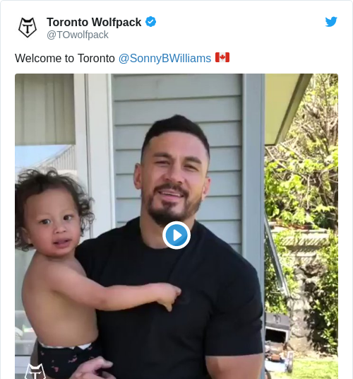 Tweet by @Toronto Wolfpack