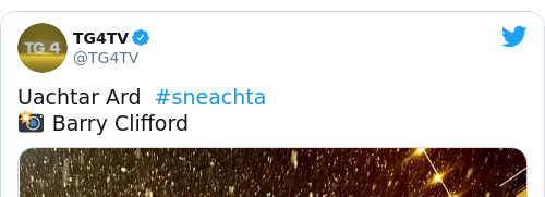 Tweet by @TG4TV