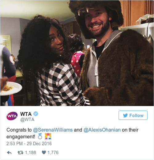 Tweet by @WTA