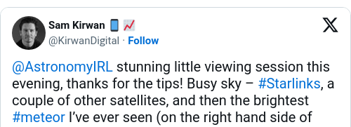 Tweet by @Sam Kirwan 📱📈