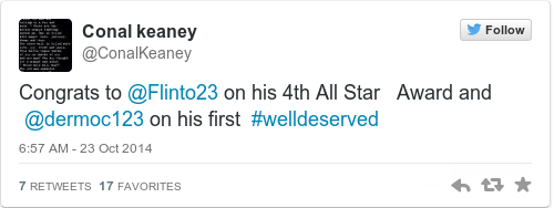 Tweet by @Conal keaney