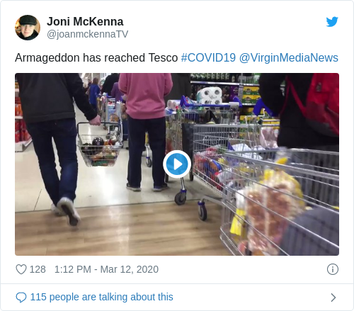 Tweet by @Joni McKenna