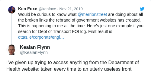 Tweet by @Kealan Flynn