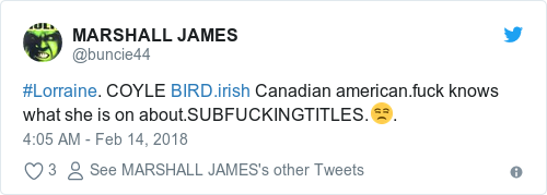 Tweet by @MARSHALL JAMES