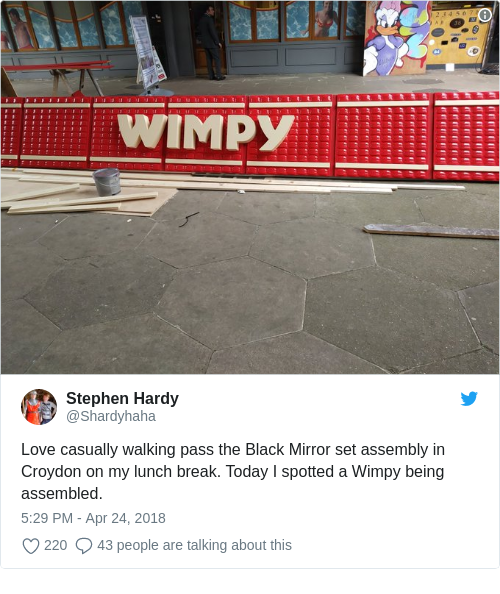 Tweet by @Stephen Hardy