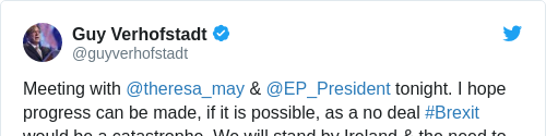 Tweet by @Guy Verhofstadt