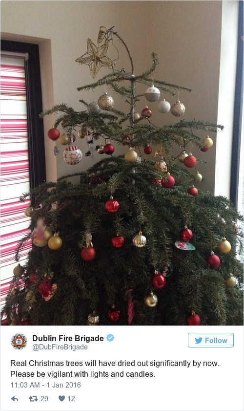 Tweet by @Dublin Fire Brigade