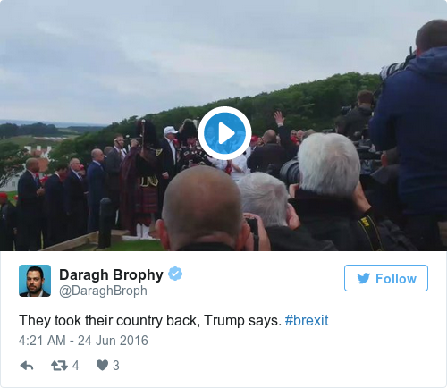 Tweet by @Daragh Brophy