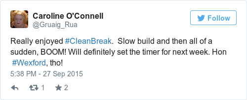 Tweet by @Caroline O'Connell