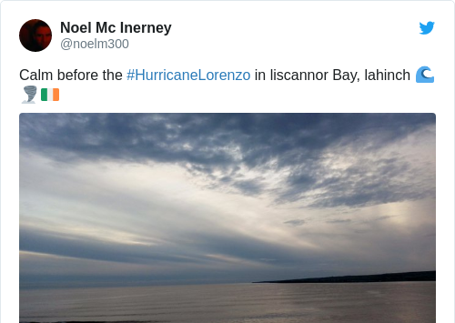 Tweet by @Noel Mc Inerney