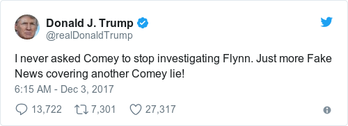 Tweet by @Donald J. Trump