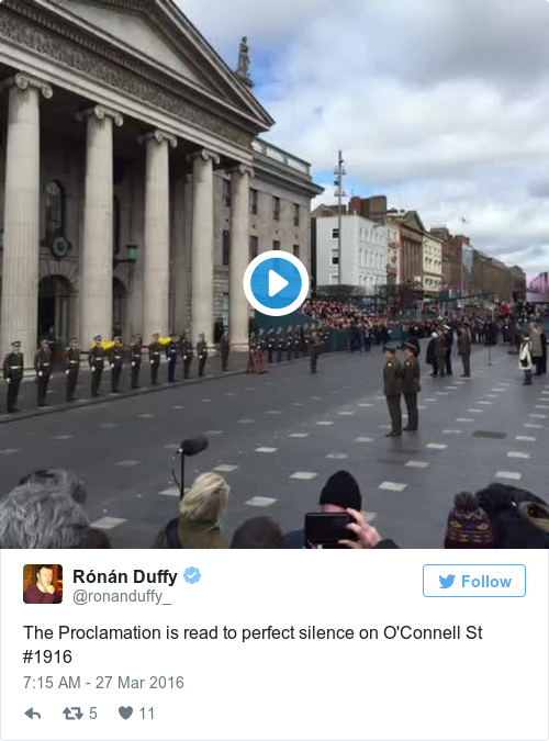 Tweet by @Rónán Duffy