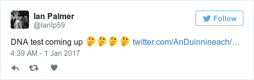 Tweet by @Ian Palmer