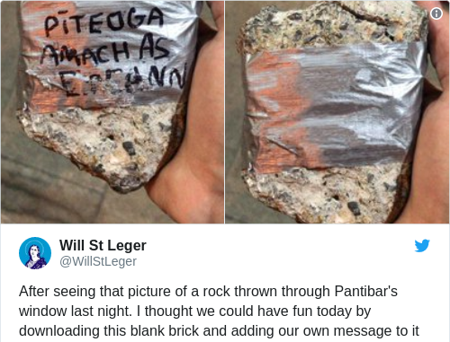 Tweet by @Will St Leger