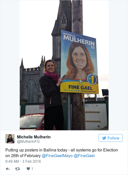 Tweet by @Michelle Mulherin