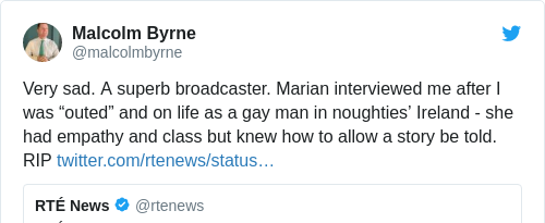 Tweet by @Malcolm Byrne