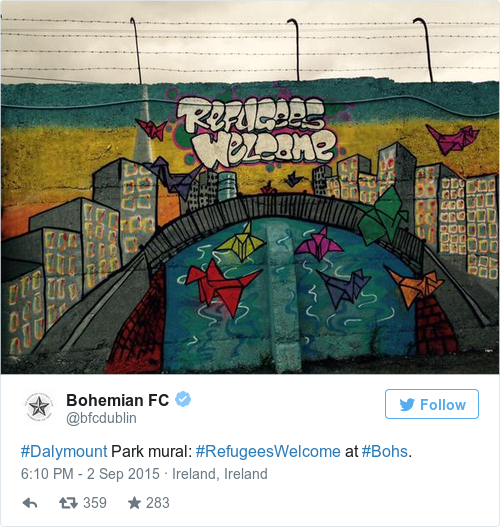 Tweet by @Bohemian FC