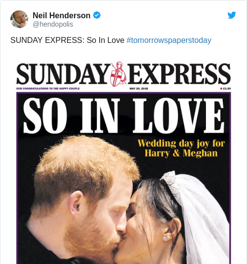 Tweet by @Neil Henderson
