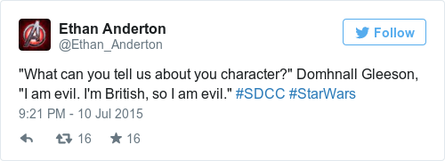 Tweet by @Ethan Anderton