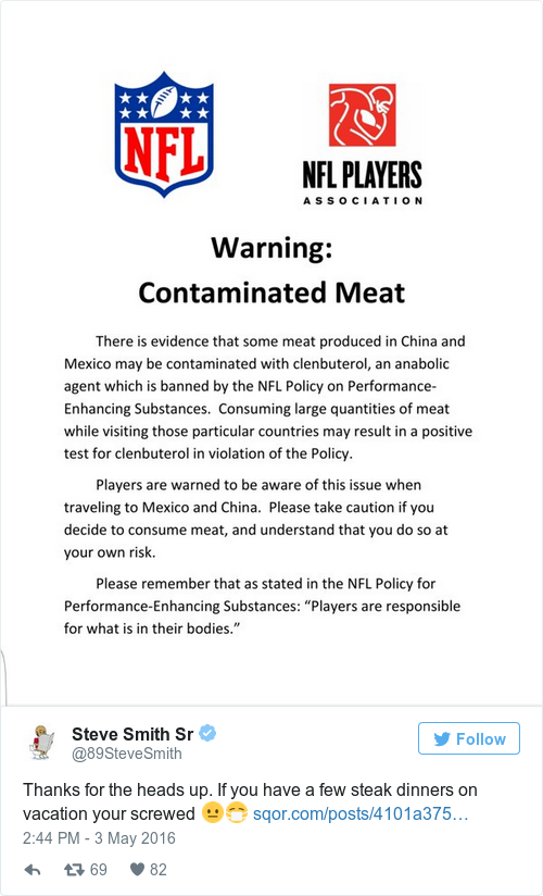 Tweet by @Steve Smith Sr