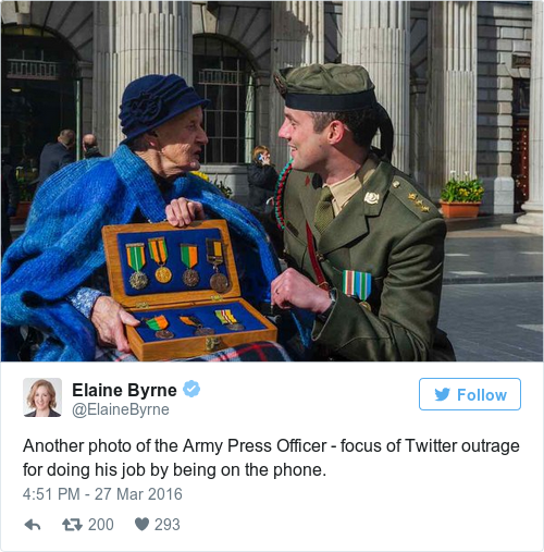 Tweet by @Elaine Byrne