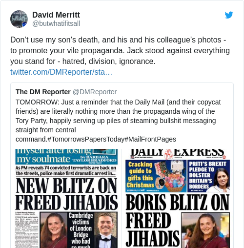 Tweet by @David Merritt