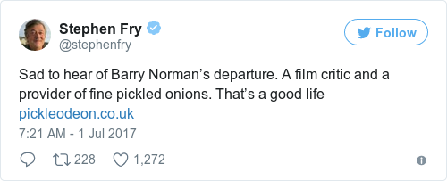Tweet by @Stephen Fry