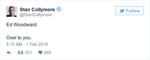 Tweet by @Stan Collymore