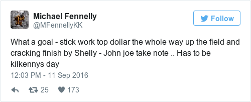 Tweet by @Michael Fennelly