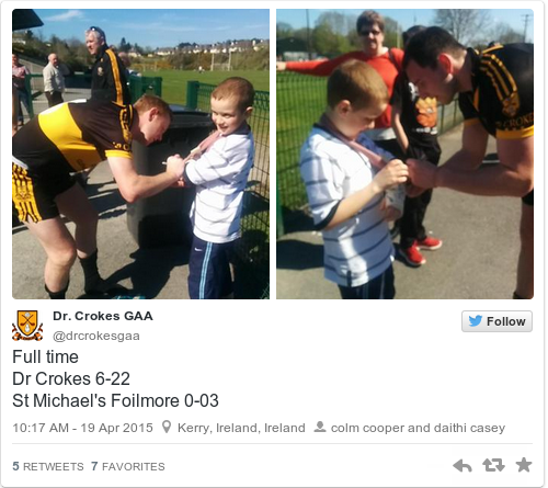 Tweet by @Dr. Crokes GAA