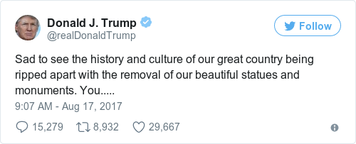 Tweet by @Donald J. Trump