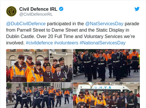 Tweet by @Civil Defence IRL