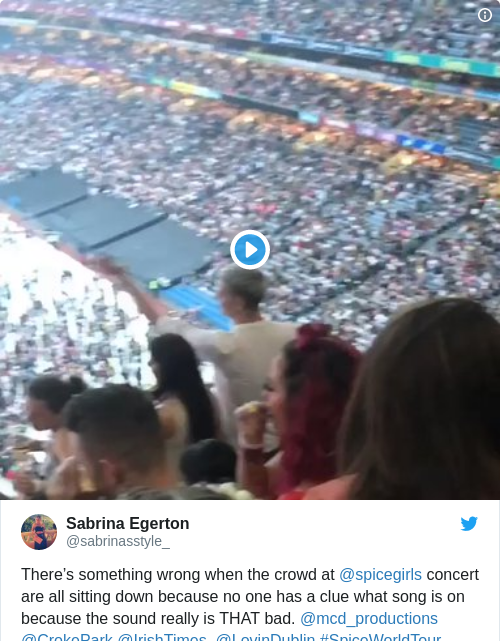 Tweet by @Sabrina Egerton