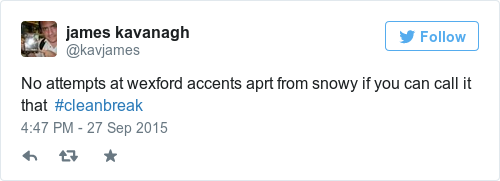 Tweet by @james kavanagh