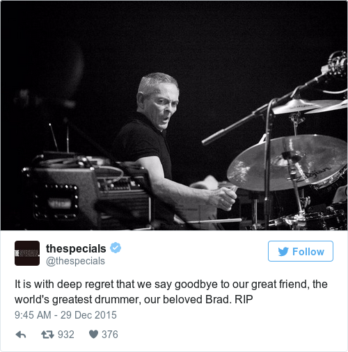 Tweet by @thespecials