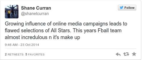 Tweet by @Shane Curran