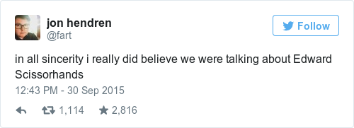 Tweet by @jon hendren