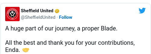 Tweet by @Sheffield United