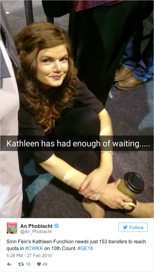 Tweet by @An Phoblacht