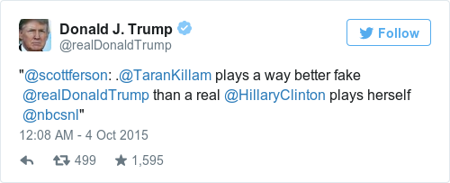 Tweet by @Donald J. Trump